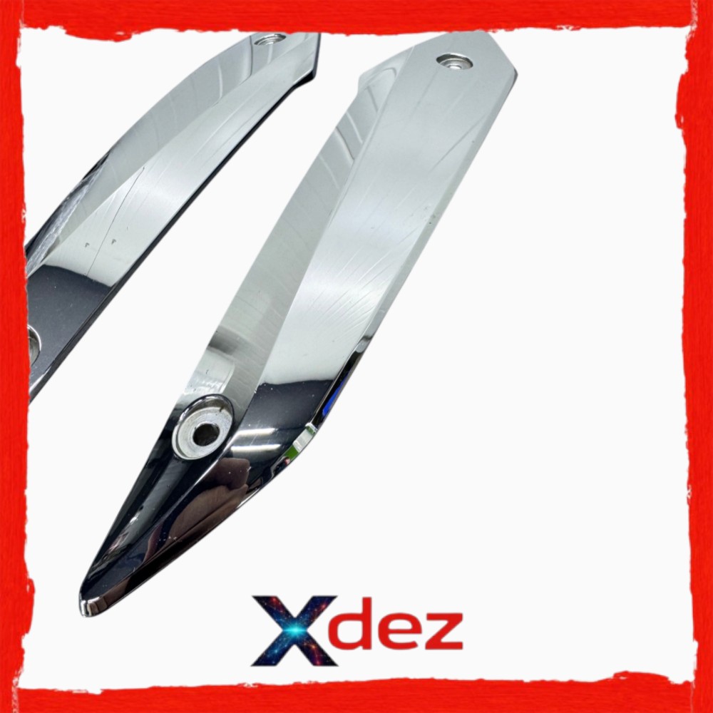 Set ornamente cromate parbriz stanga + dreapta original BMW R1200RT R1250RT K52 2014-2019 46638367337 46638367338 DEZ111