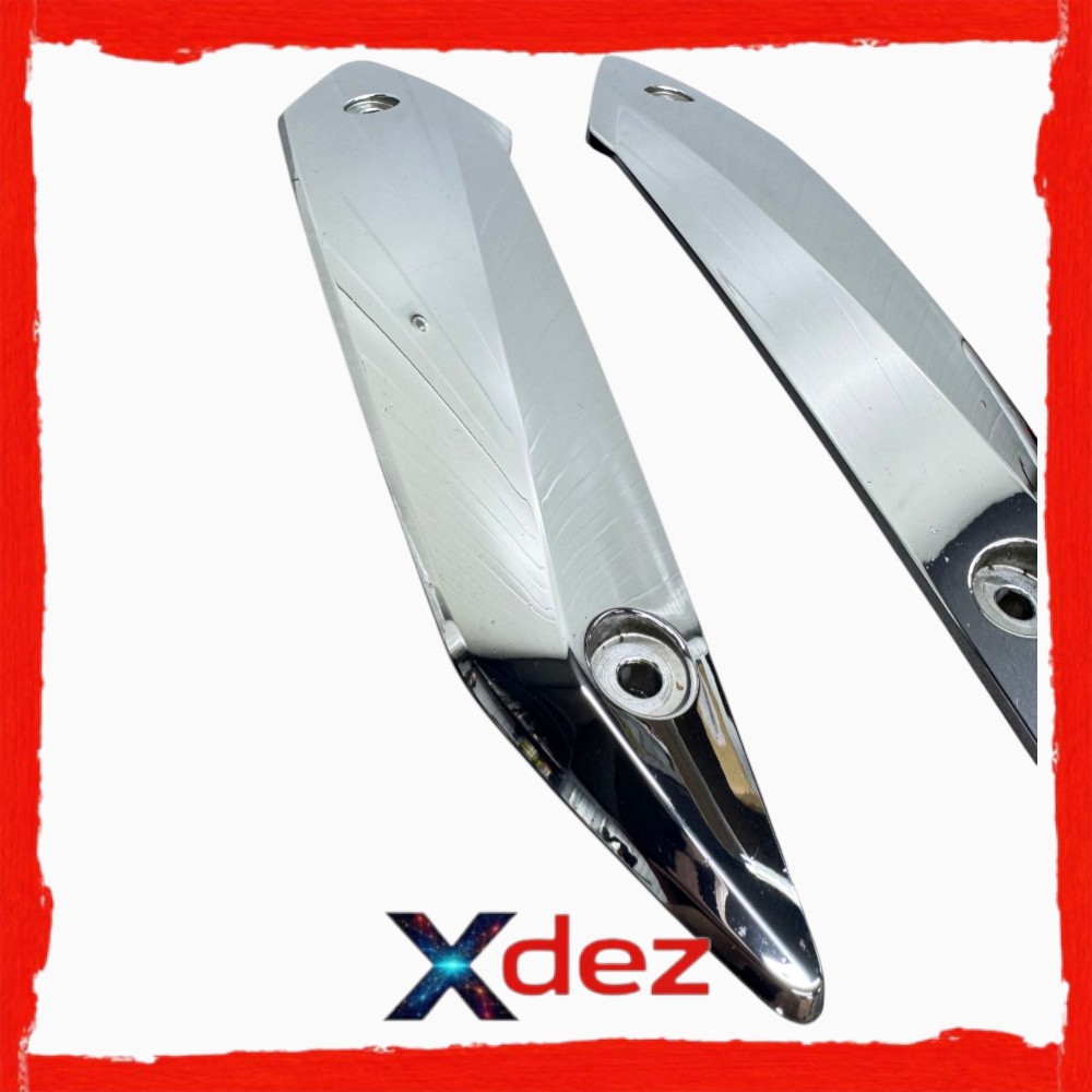 Set ornamente cromate parbriz stanga + dreapta original BMW R1200RT R1250RT K52 2014-2019 46638367337 46638367338 DEZ111