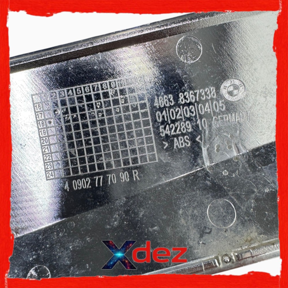 Set ornamente cromate parbriz stanga + dreapta original BMW R1200RT R1250RT K52 2014-2019 46638367337 46638367338 DEZ111