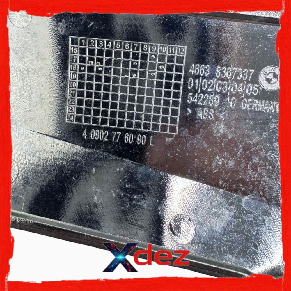 Set ornamente cromate parbriz stanga + dreapta original BMW R1200RT R1250RT K52 2014-2019 46638367337 46638367338 DEZ111